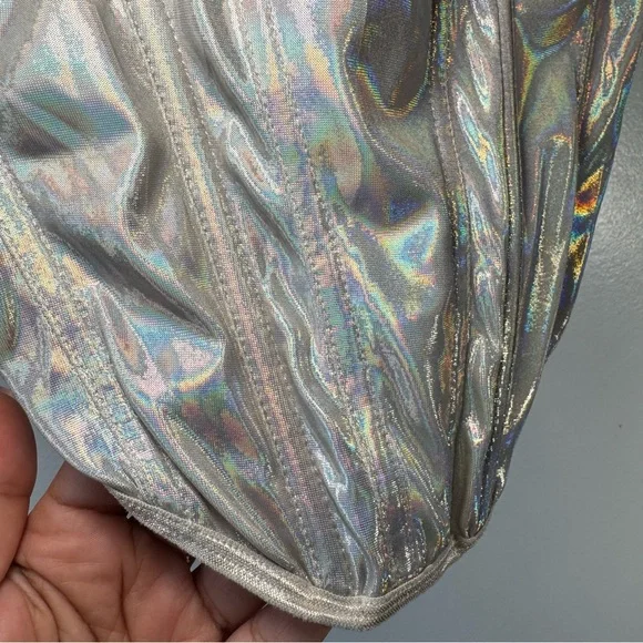 Urban Outfitters Out From Under Iridescent Corset Top - Picture 10 of 12